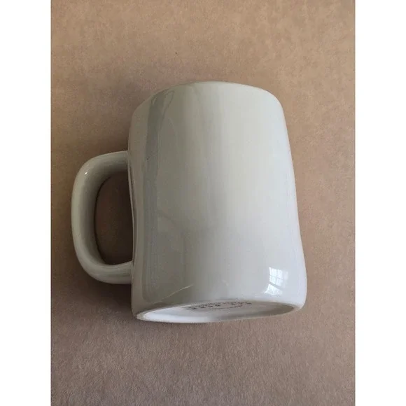 Rae Dunn Tis The Season Christmas Mug Cream Green Artisan Collection Magenta - Picture 6 of 7